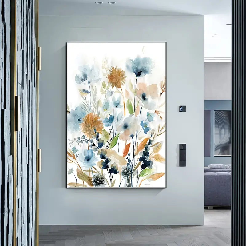 Floral Flower Canvas Wall Art