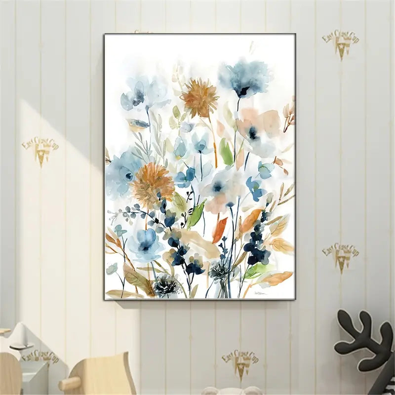 Floral Flower Canvas Wall Art