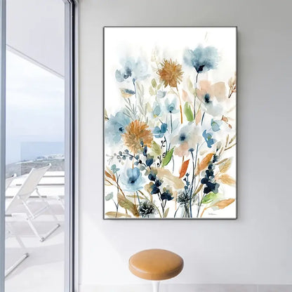 Floral Flower Canvas Wall Art