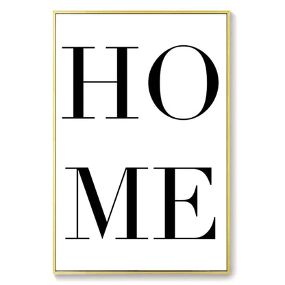 Black and White Minimalist Art Canvas Print