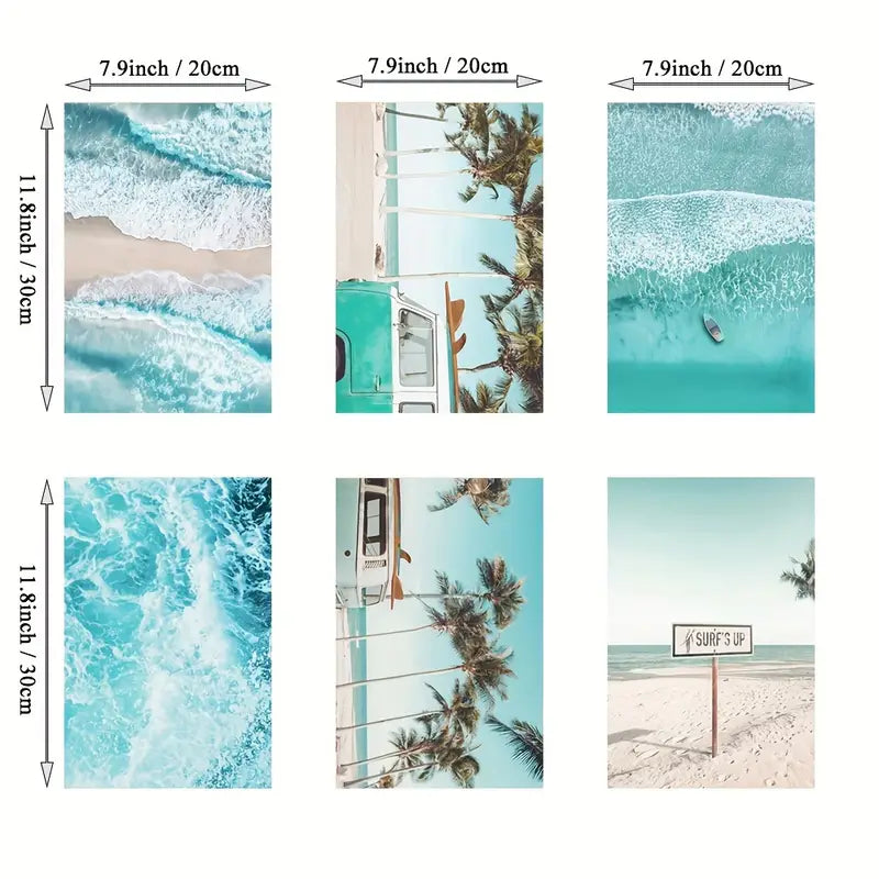 Decorative Beach Wall Art Set