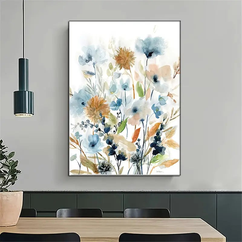 Floral Flower Canvas Wall Art