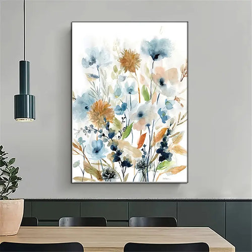 Floral Flower Canvas Wall Art