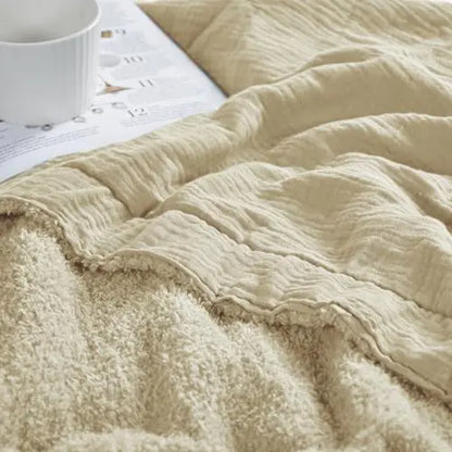 Light Tan Throw Blanket