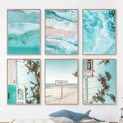 Decorative Beach Wall Art Set