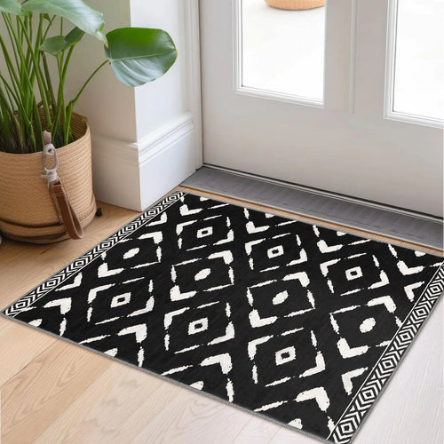 Geometric Entryway Mat