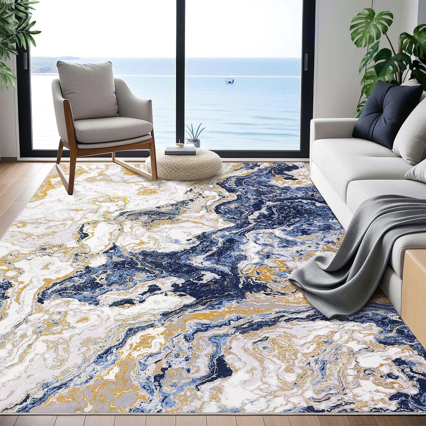 Artistic Modern Marble Carpet