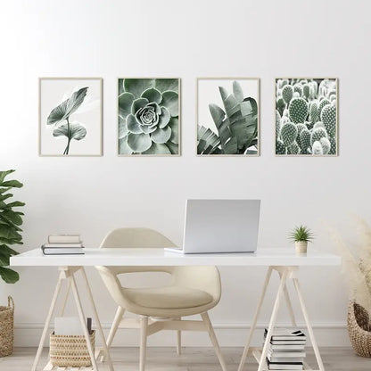 Green Botanical Wall Art Prints