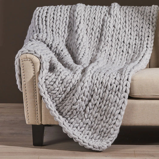 Grey-Wool Blanket